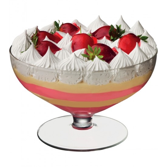 Saladeira Imperatriz 21,5cm Diâmetro Por 13cm Altura Com Pé